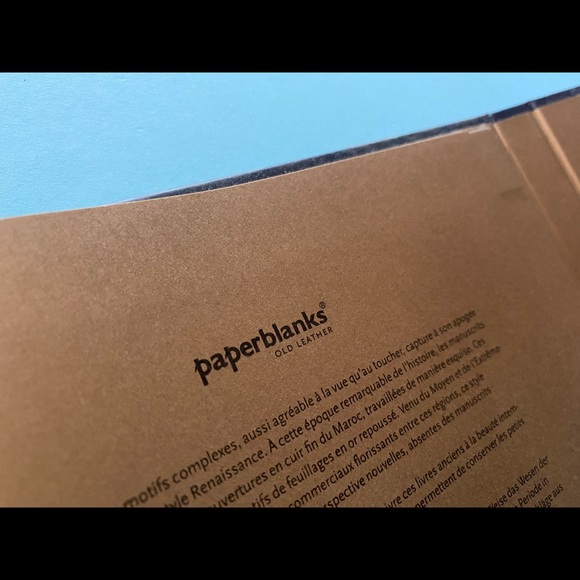 NWOT Paperblanks leather notebook - Picture 7 of 7